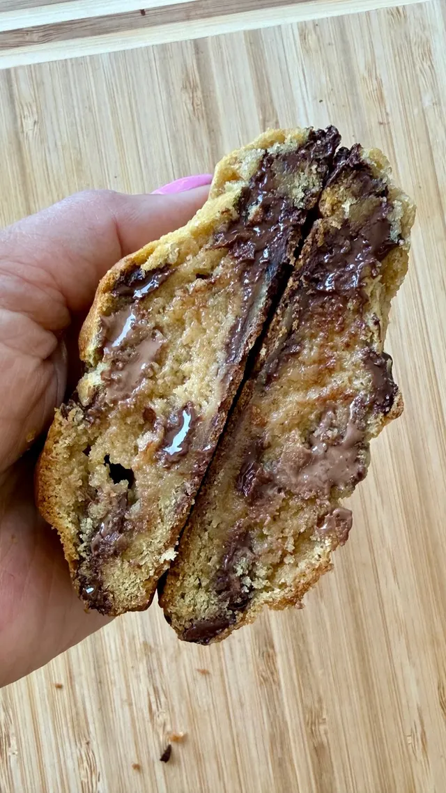 Classic Chocolate Chip stuffed cookie from Sweet Moon Cookies