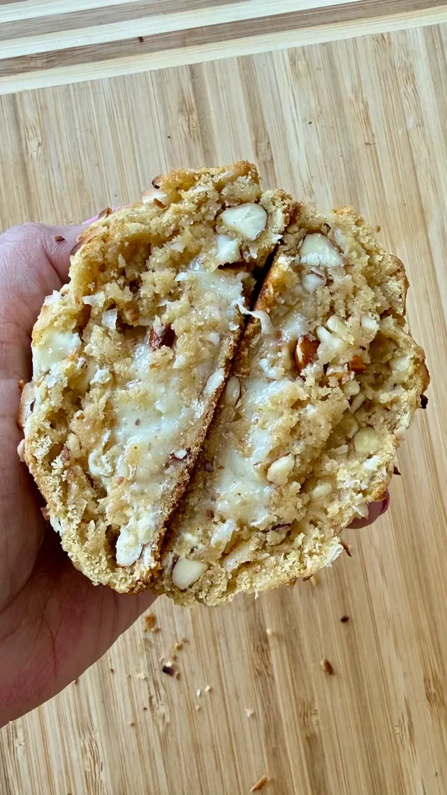 Coconut Almond stuffed cookie from Sweet Moon Cookies