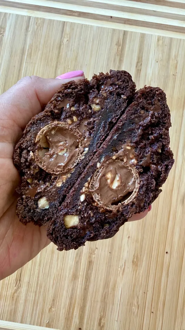 Ferrero Deluxe stuffed cookie from Sweet Moon Cookies
